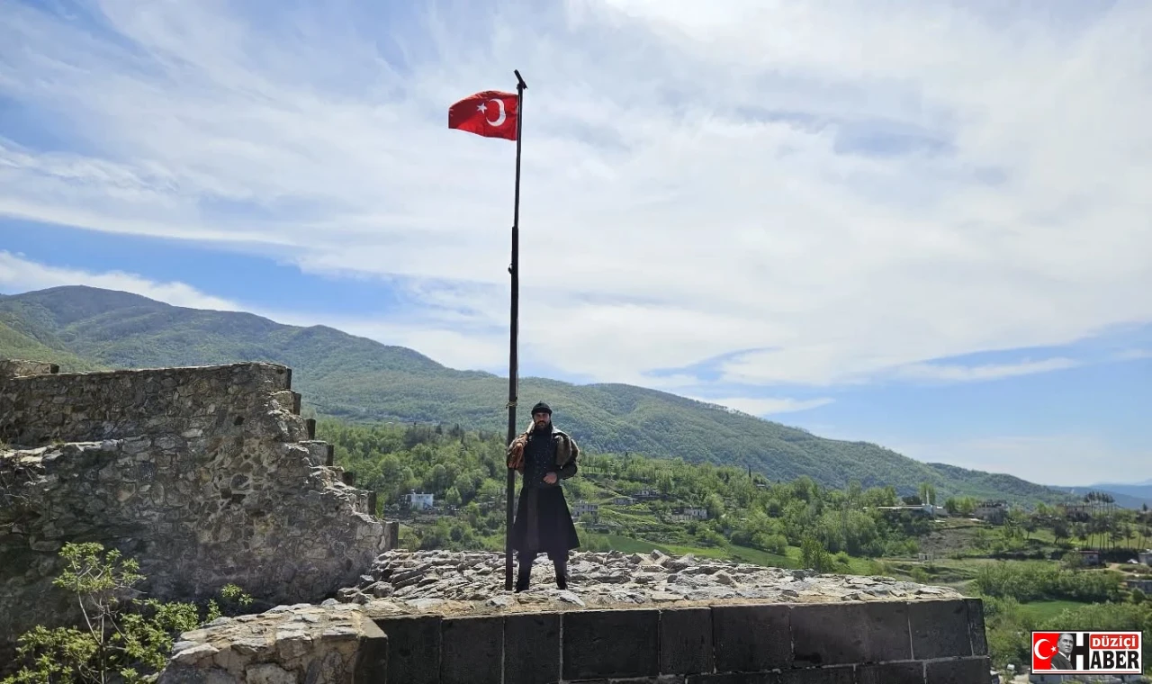 Düziçi Harun Reşit Kalesi’nde Osmanlı Ruhunu Yaşatan Nöbet!