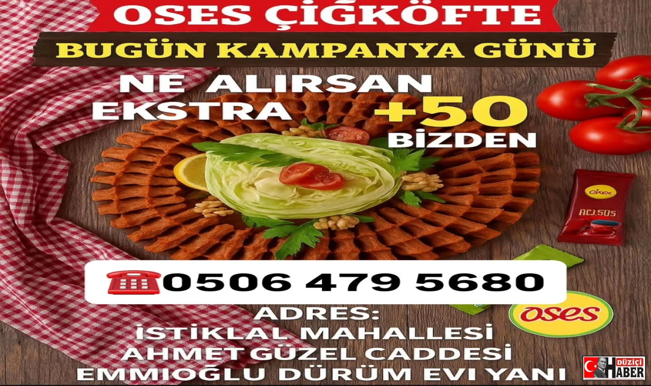 Düziçi O Ses Çiğköfte’de KAMPANYA ZAMANI! Bugün ne alırsan al