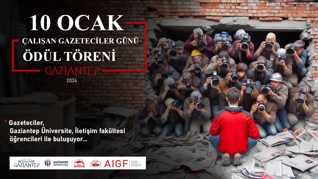 10 Ocak Çalışan Gazeteciler Günü Gaziantep’de Kutlandı