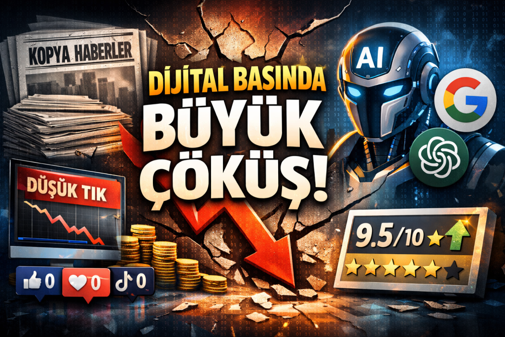 Dijital Basında “Büyük Çöküş” Uyarısı: Tık Odaklı Sistem Sürdürülemez